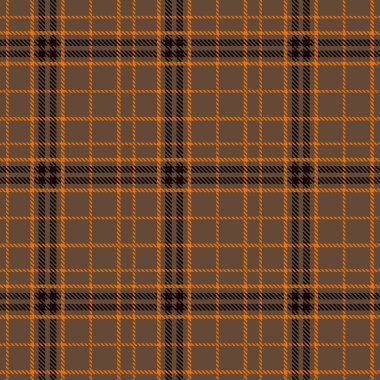 Cadılar Bayramı Tartan Seamless Modeli.