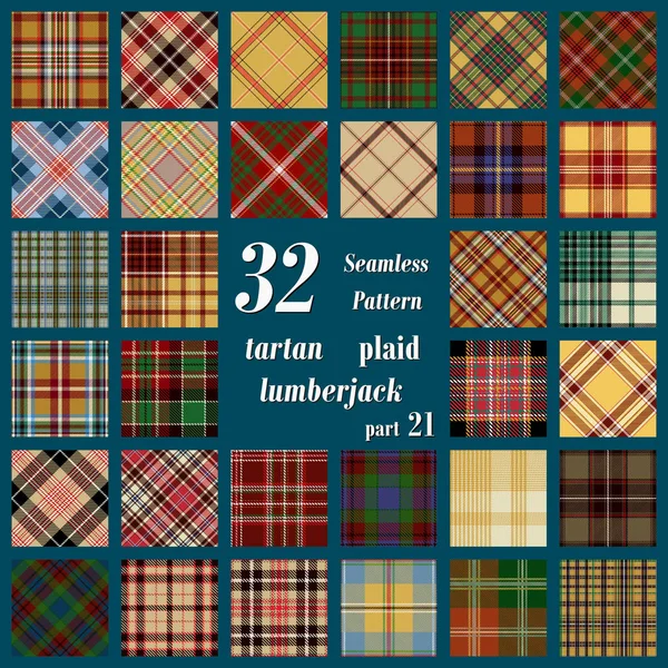 Otuz iki tartan seamless modeli kümesi