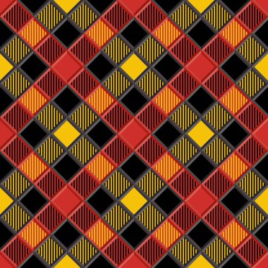3D oduncu Tartan Seamless Modeli