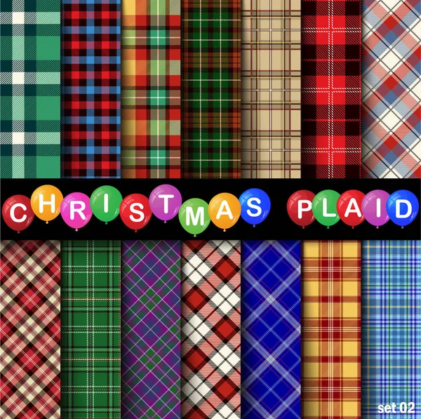 Noel Tartan Dikişsiz desen ayarla