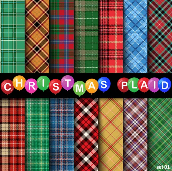 Noel Tartan Dikişsiz desen ayarla