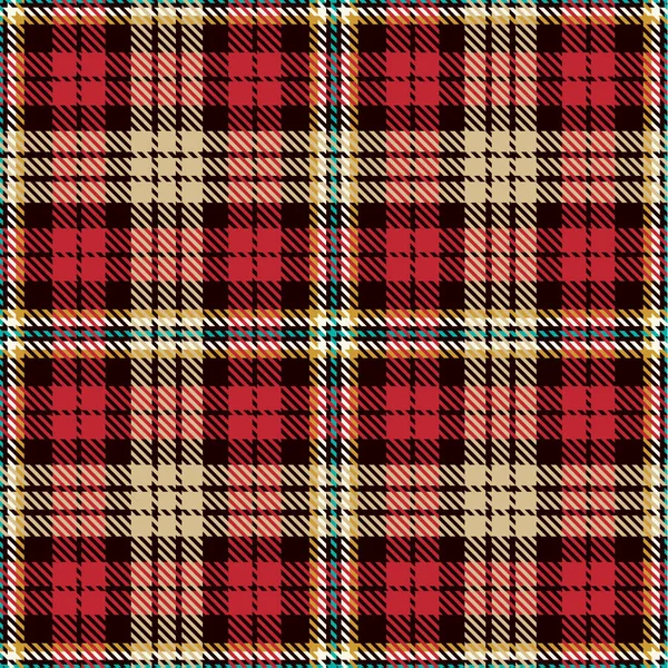 Tartan plaid fond de motif sans couture — Image vectorielle