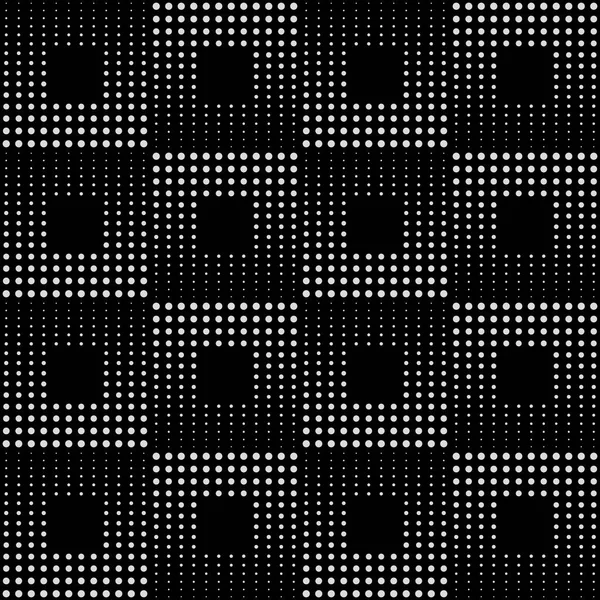 点線の幾何学的なシームレス パターン — ストックベクタ