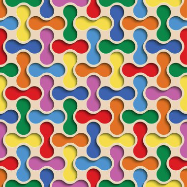 Kusursuz soyut geometrik desen