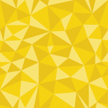 Üçgenler sarı geometrik Dikişsiz desen