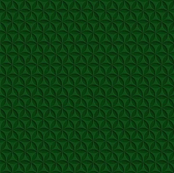 Gröna blad abstrakt sömlös bakgrund smattra — Stock vektor