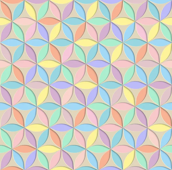 3d Великдень Безшовний абстрактний геометричний візерунок — стоковий вектор