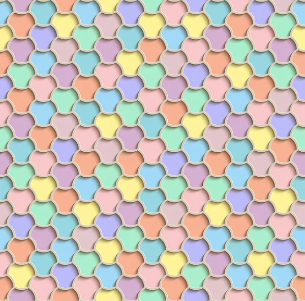 3d 复活节无缝抽象的几何图案 — 图库矢量图片