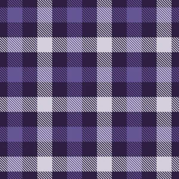 Ultra Violet Tartan sömlösa mönster — Stock vektor