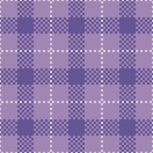 Ultra Violet Tartan sömlösa mönster — Stock vektor