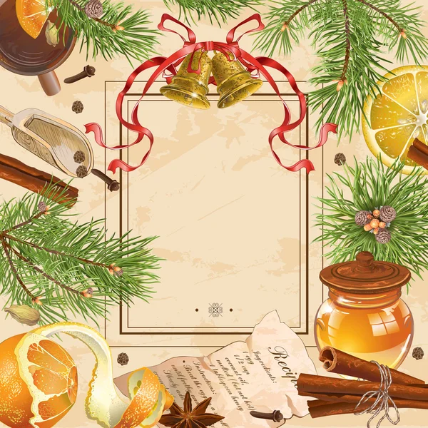 Noel vintage çerçeve