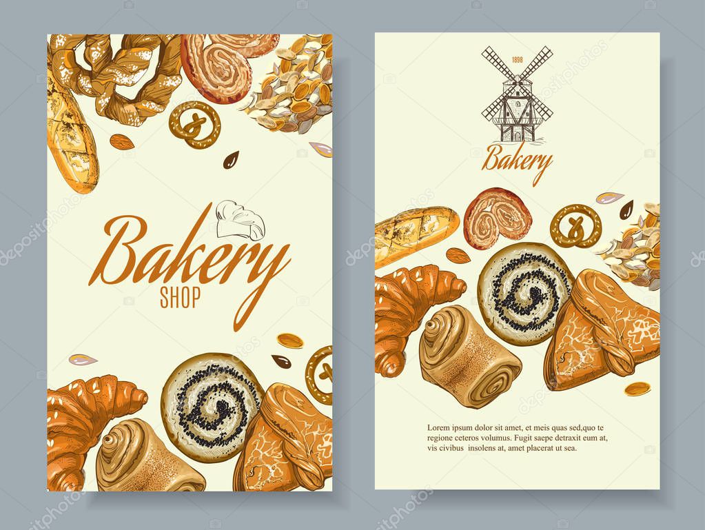 Bakery vertical banners