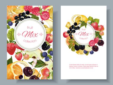 Meyve ve meyve afiş