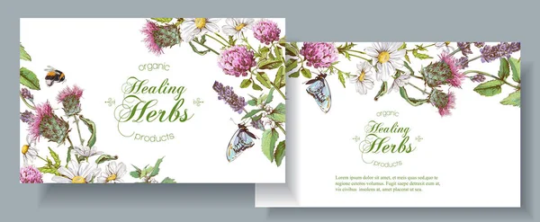 Vektör bitkisel afiş