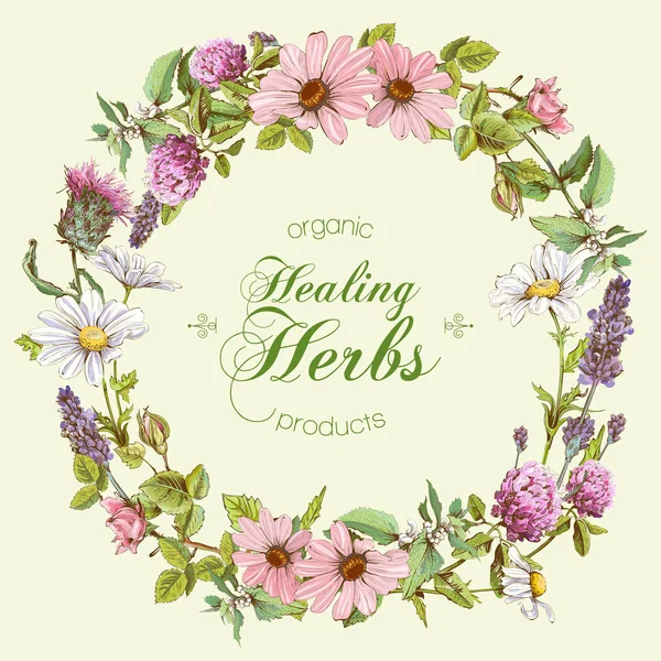 Vektör bitkisel afiş