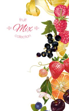 Meyve ve meyve afiş