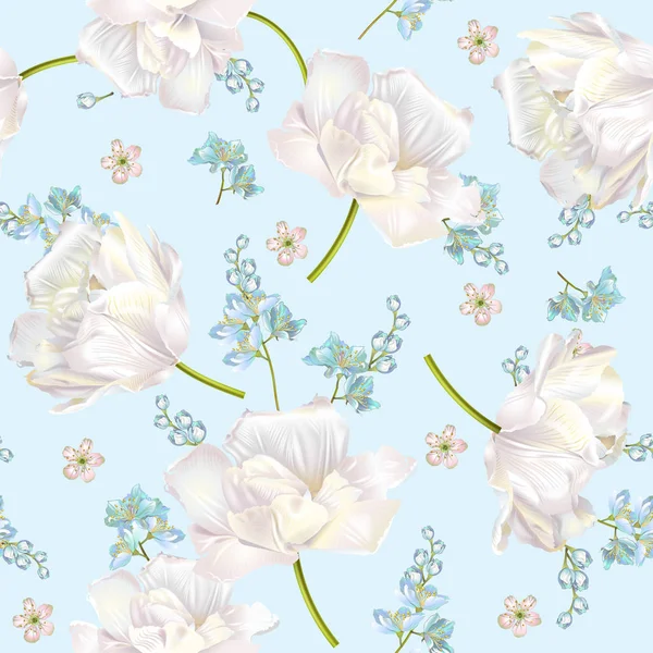 Modèle de fleur de printemps — Image vectorielle