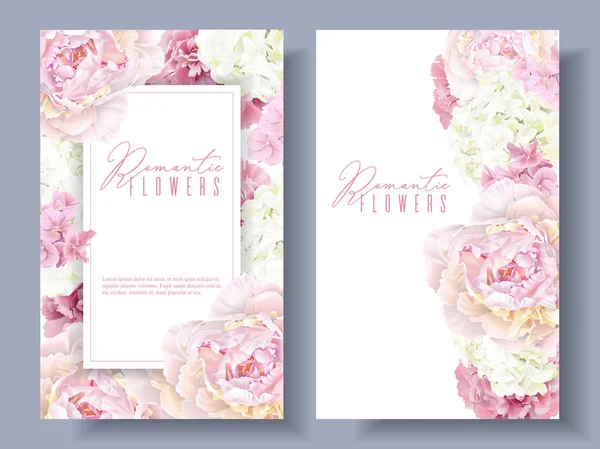 Peony pink banners