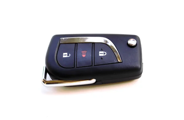 Car key isolated on white Royalty Free Stock Images