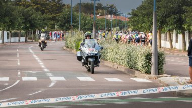 Güvenlik motosiklet yol bisikleti yarışı için