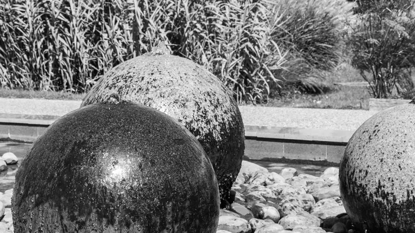 swimming stone sphere fountains