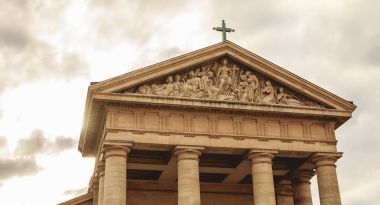 Saint-Germain Kilisesi tr mimarisinin ayrıntılı Lay