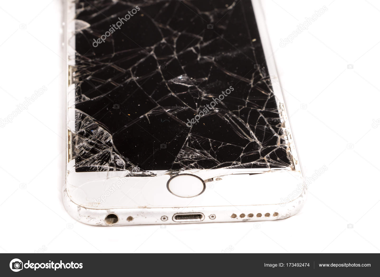 Iphone Quebrado 6s Desenvolvido Pela Empresa Apple Inc Fotografia