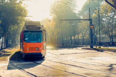 eski tramvay hattı 12 şirket Azienda Trasporti Milanesi circu