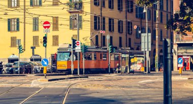eski tramvay hattı 12 şirket Azienda Trasporti Milanesi circu