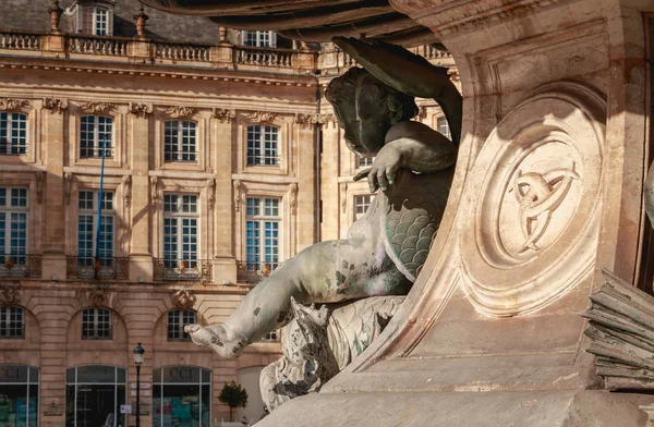 Detalle de la fuente de las 3 Gracias — Foto de Stock