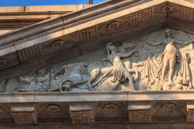 Bir Arena Civica girişleri mimari detay