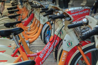 Bikemi istasyonu, Milan kamu Bisiklet Self-Servis sisteminde