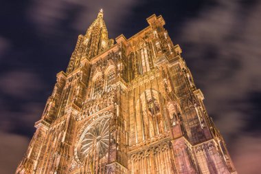 Strazburg Notre-Dame Katedrali mimari detay