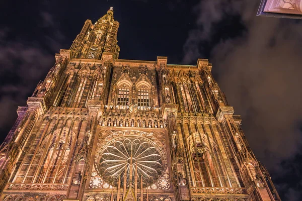 architectural detail of Notre-Dame cathedral of Strasbourg