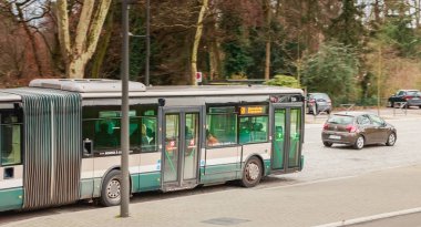 Strazburg toplu taşıma şirketinin otobüs
