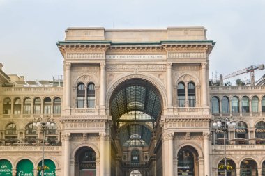Galleria Vittorio Emanuele II mimari detay 