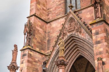 Freiburg Our Lady Katedrali mimari detay