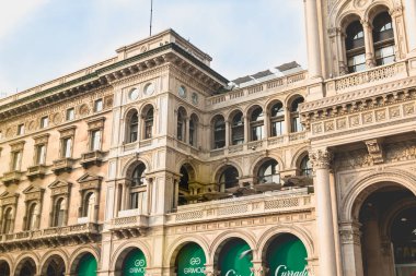 Galleria Vittorio Emanuele II mimari detay 