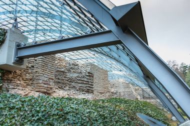 Roma Hamamı kalıntıları mimari detay