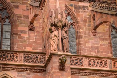 Freiburg Our Lady Katedrali mimari detay