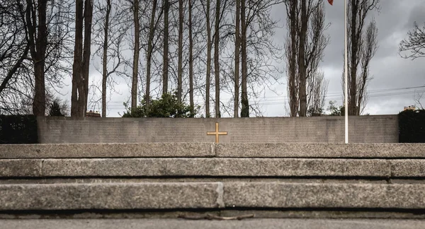 Архітектурні деталі військового меморіалу Arbor Hill Memorial в Дублі — стокове фото