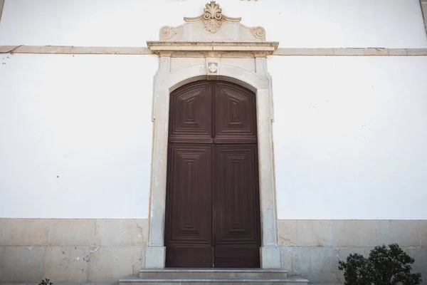 Architectural detail of Matriz Church in downtown Albufeira — 图库照片