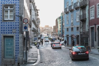 Tarihi şehirde mimari detay ve sokak atmosferi