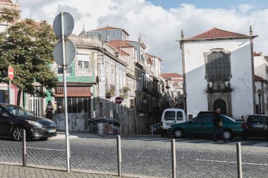 Tarihi şehirde mimari detay ve sokak atmosferi