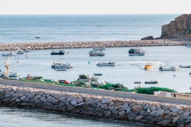 Portekiz, Albufeira marinasının en iyi manzarası.