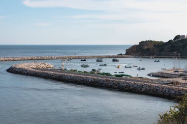 Portekiz, Albufeira marinasının en iyi manzarası.