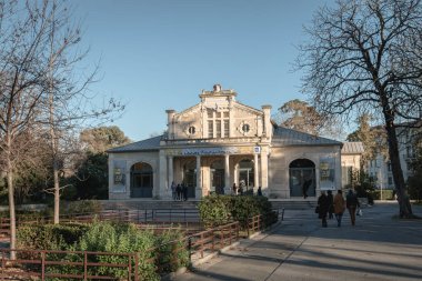 Montpellier 'deki popüler pavyonun mimari ayrıntıları