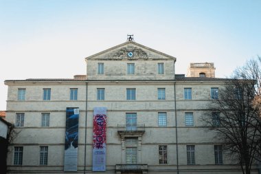 Montpellier 'deki Fabre müzesinin mimari detayları.