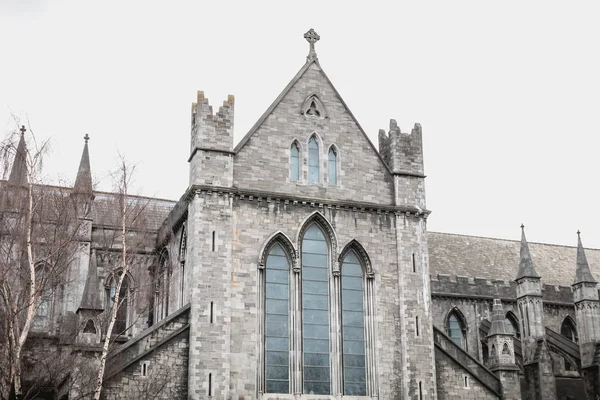 Dettaglio Architettonico Della Cattedrale San Patrizio Dublino Irlanda — Foto Stock