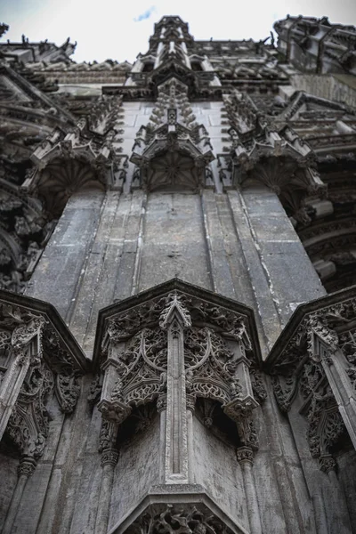 Architectural Detail Roman Catholic Cathedral Saint Gatien Tours Indre Loire — Stock Photo, Image